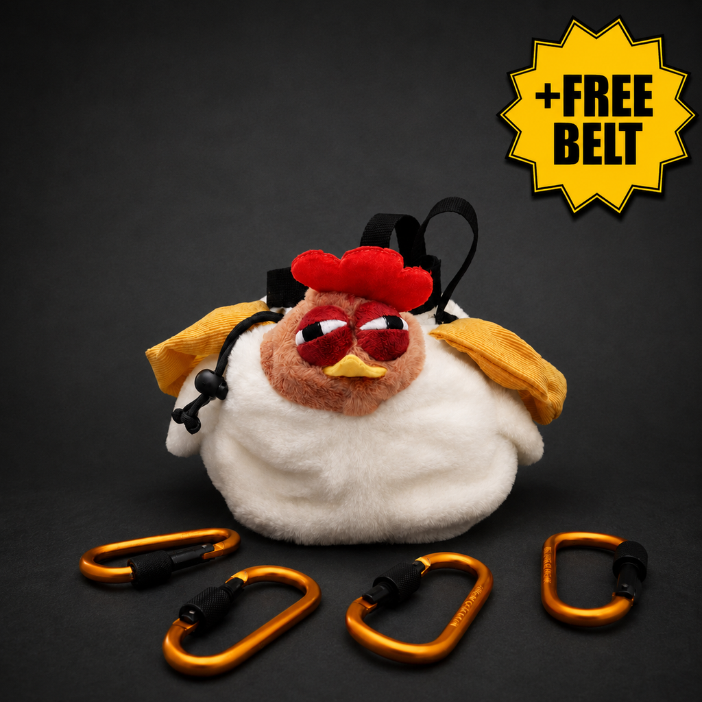 Ugly Chicken Plush Chalk Bucket