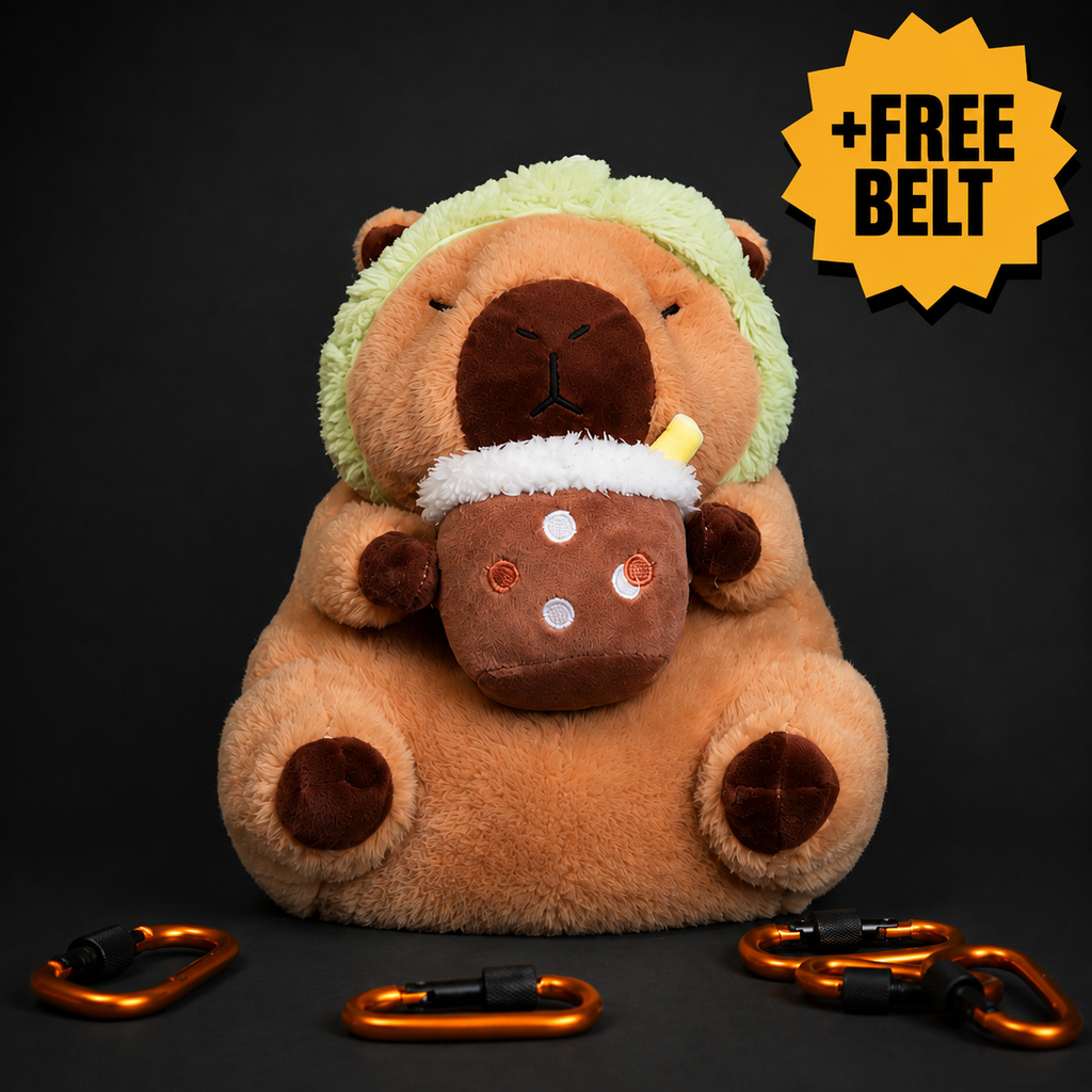 Capybara Bubble Tea Chalk Bag