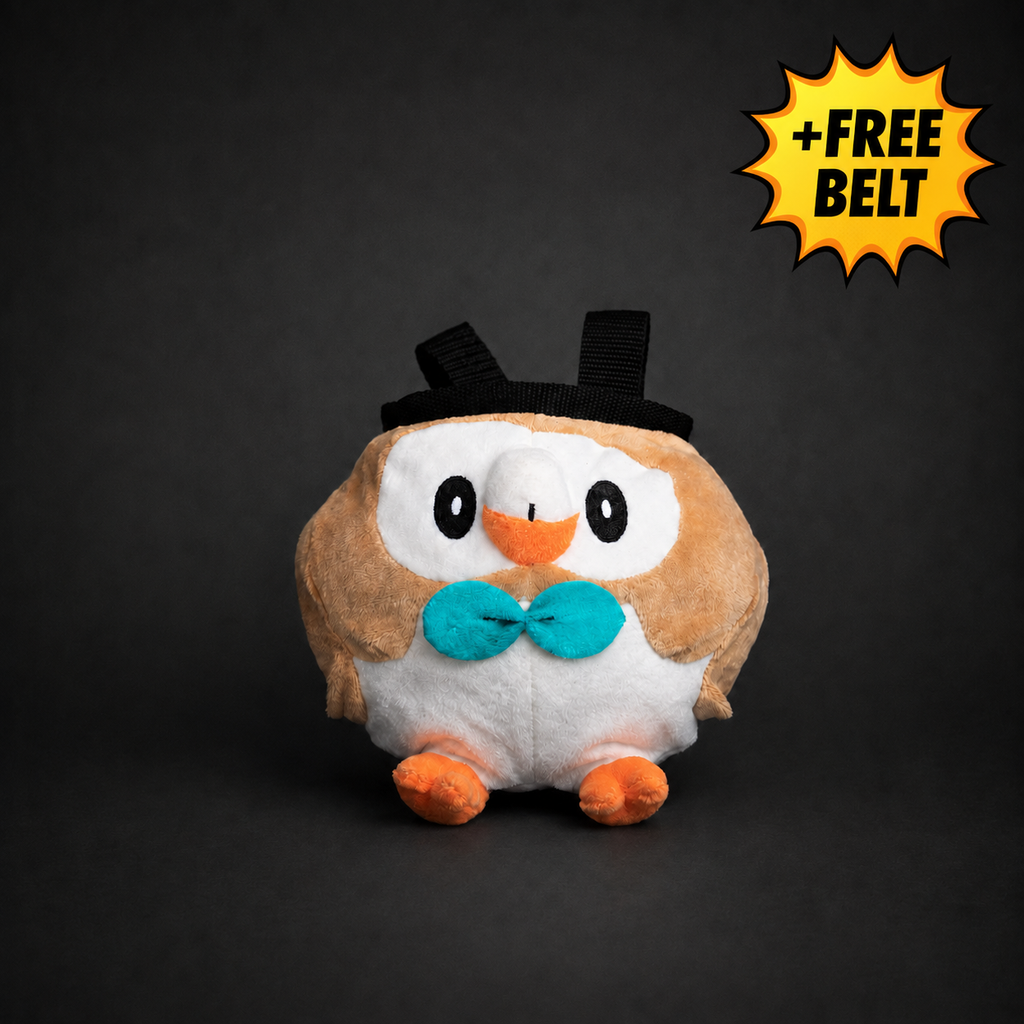 Rowlet Plush Climbing Chalk Bag