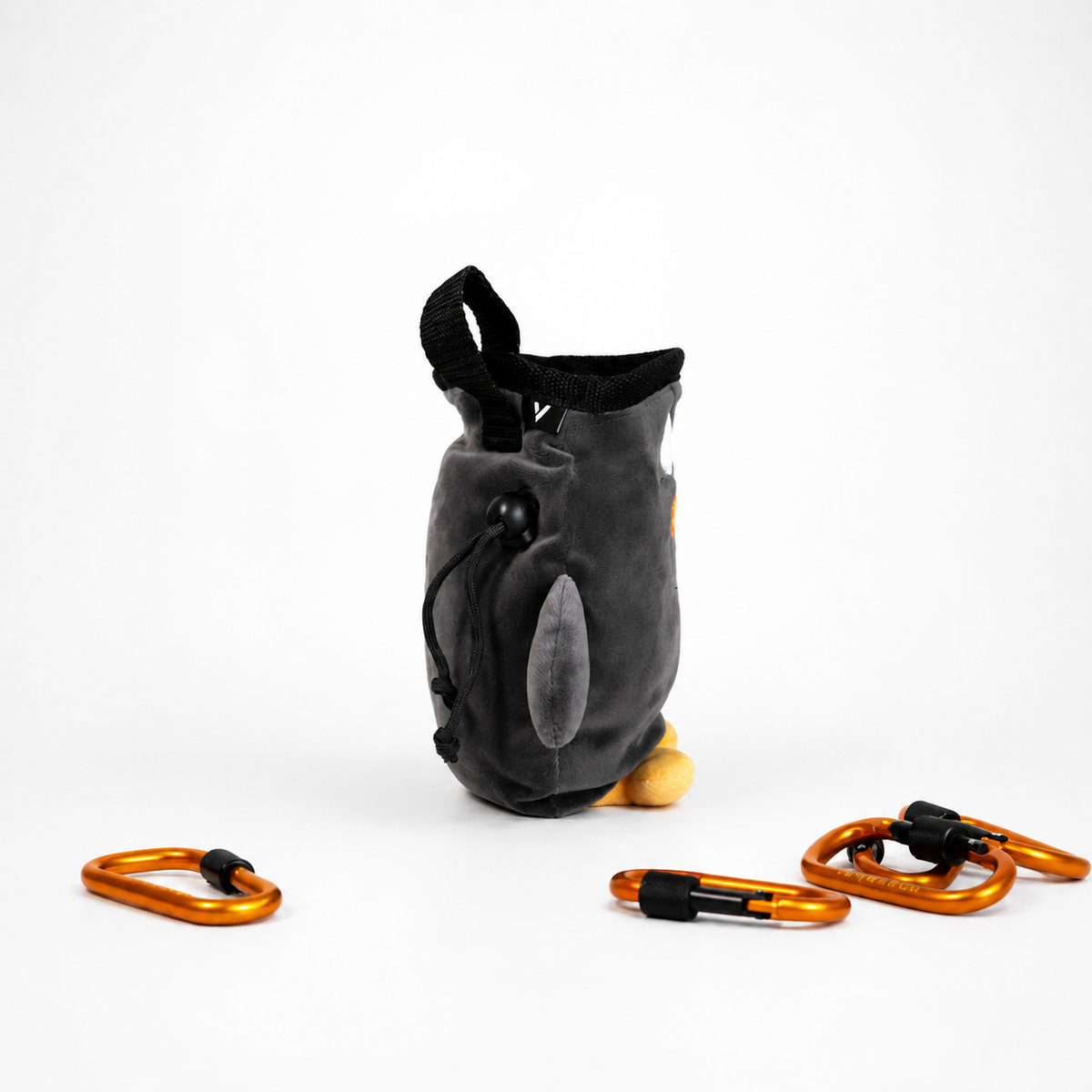 Black Egg Plush Chalk Bag