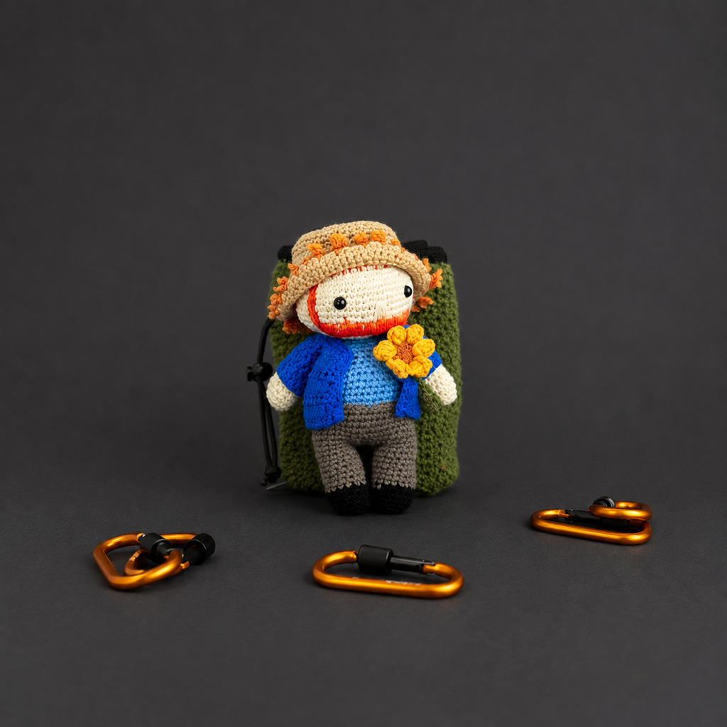 Van Gogh Crochet Chalk Bag
