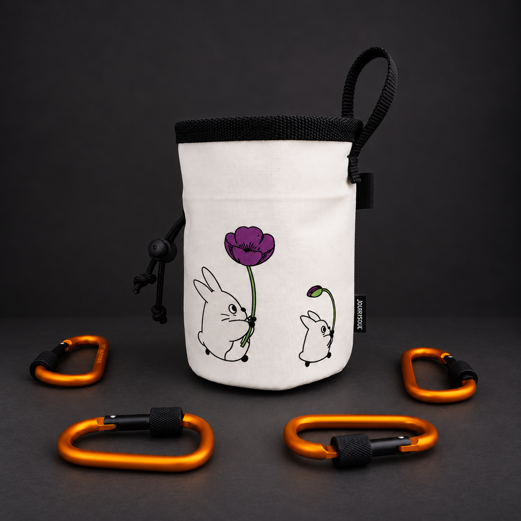 Totoro Flower Climbing Chalk Bag