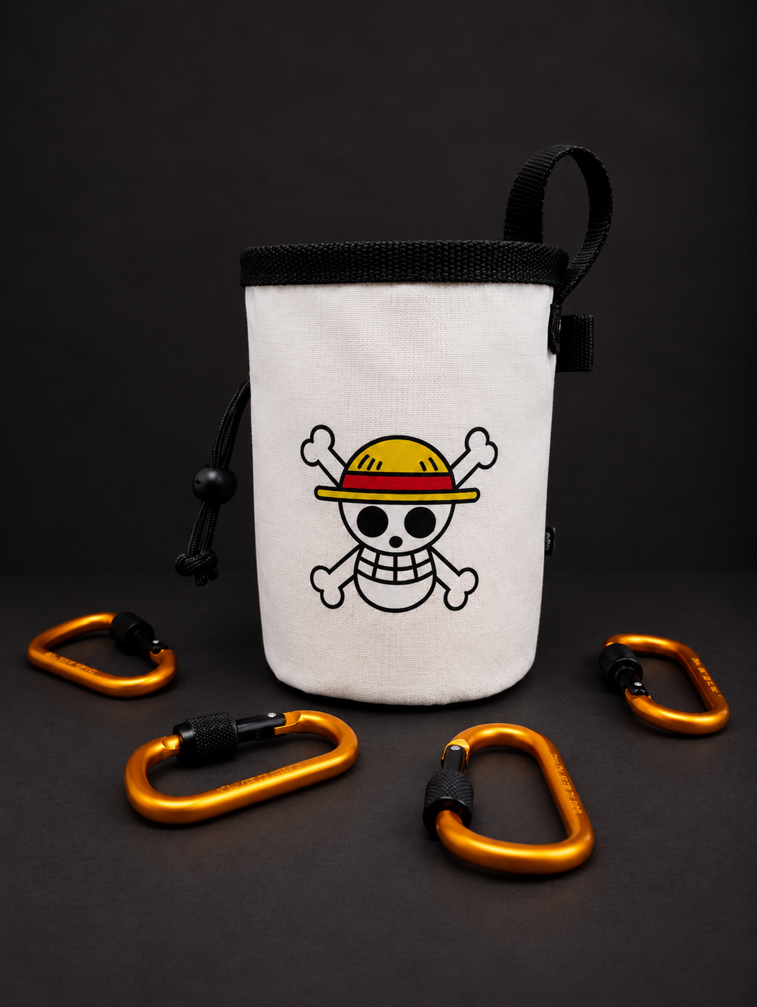 One Piece Straw Hat Pirates Climbing Chalk Bag