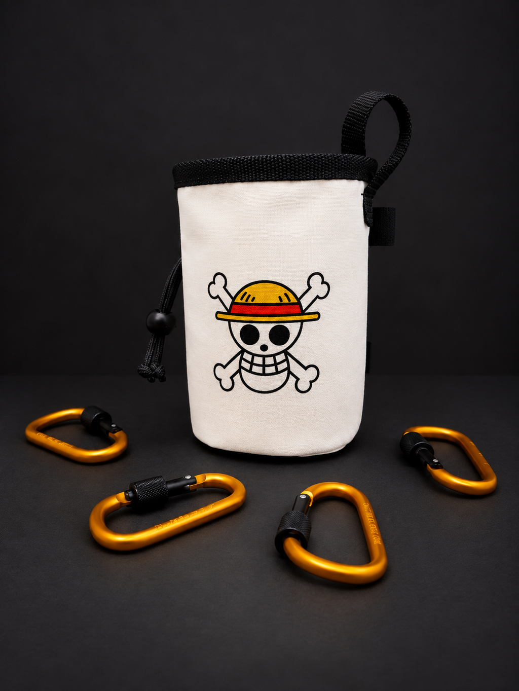 One Piece Straw Hat Pirates Climbing Chalk Bag