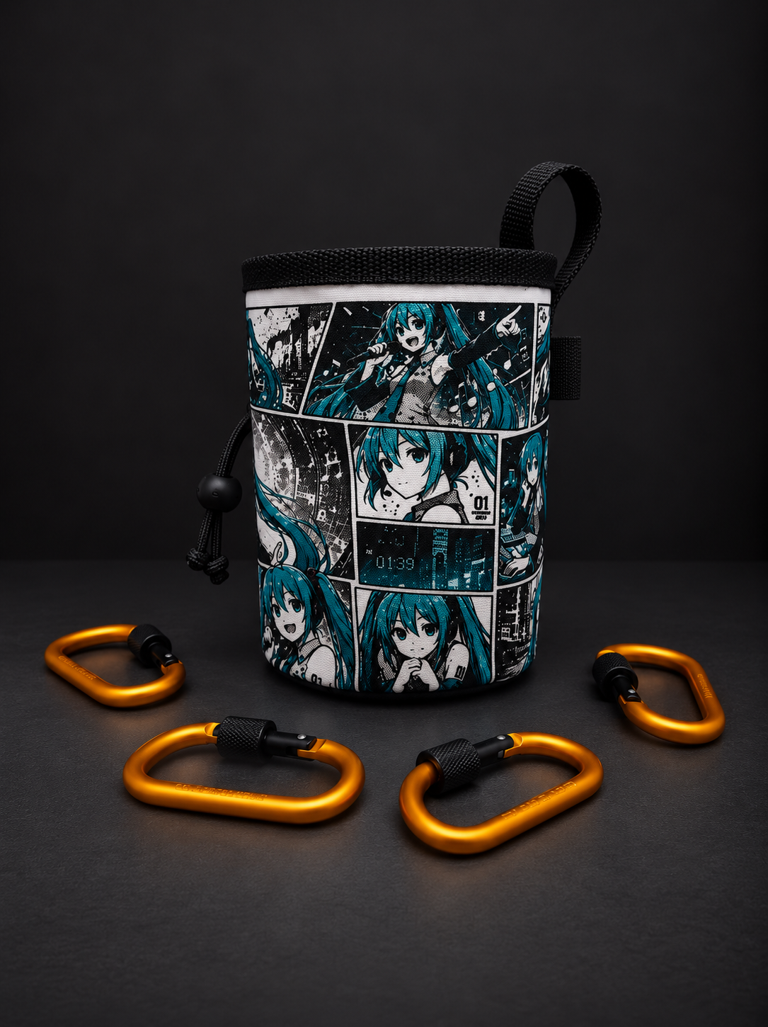 Hatsune Miku Manga Climbing Chalk Bag
