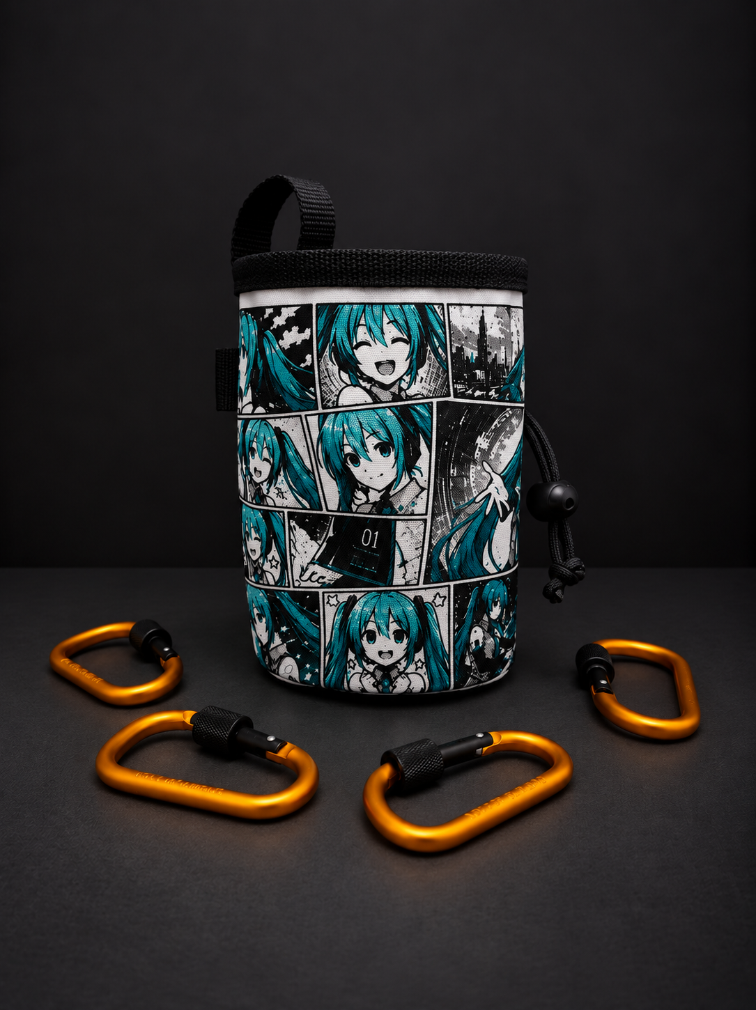 Hatsune Miku Manga Climbing Chalk Bag