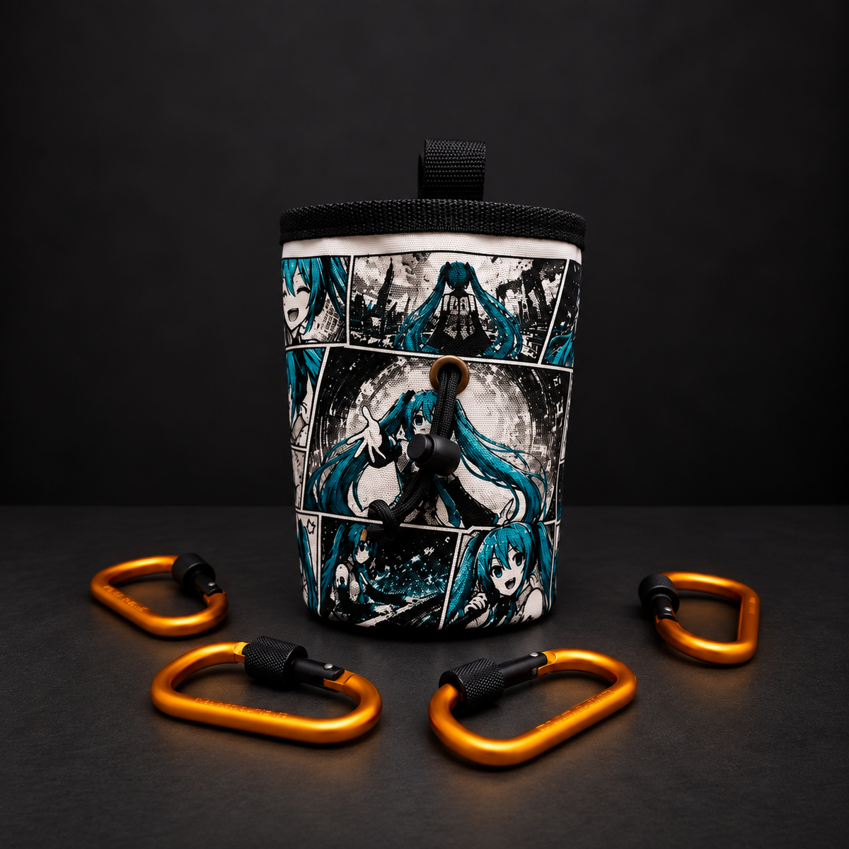 Hatsune Miku Manga Climbing Chalk Bag