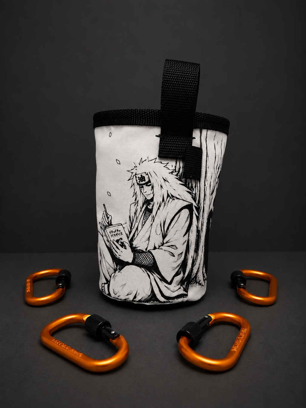Naruto Jiraiya and Kakashi Climbing Chalk Bag