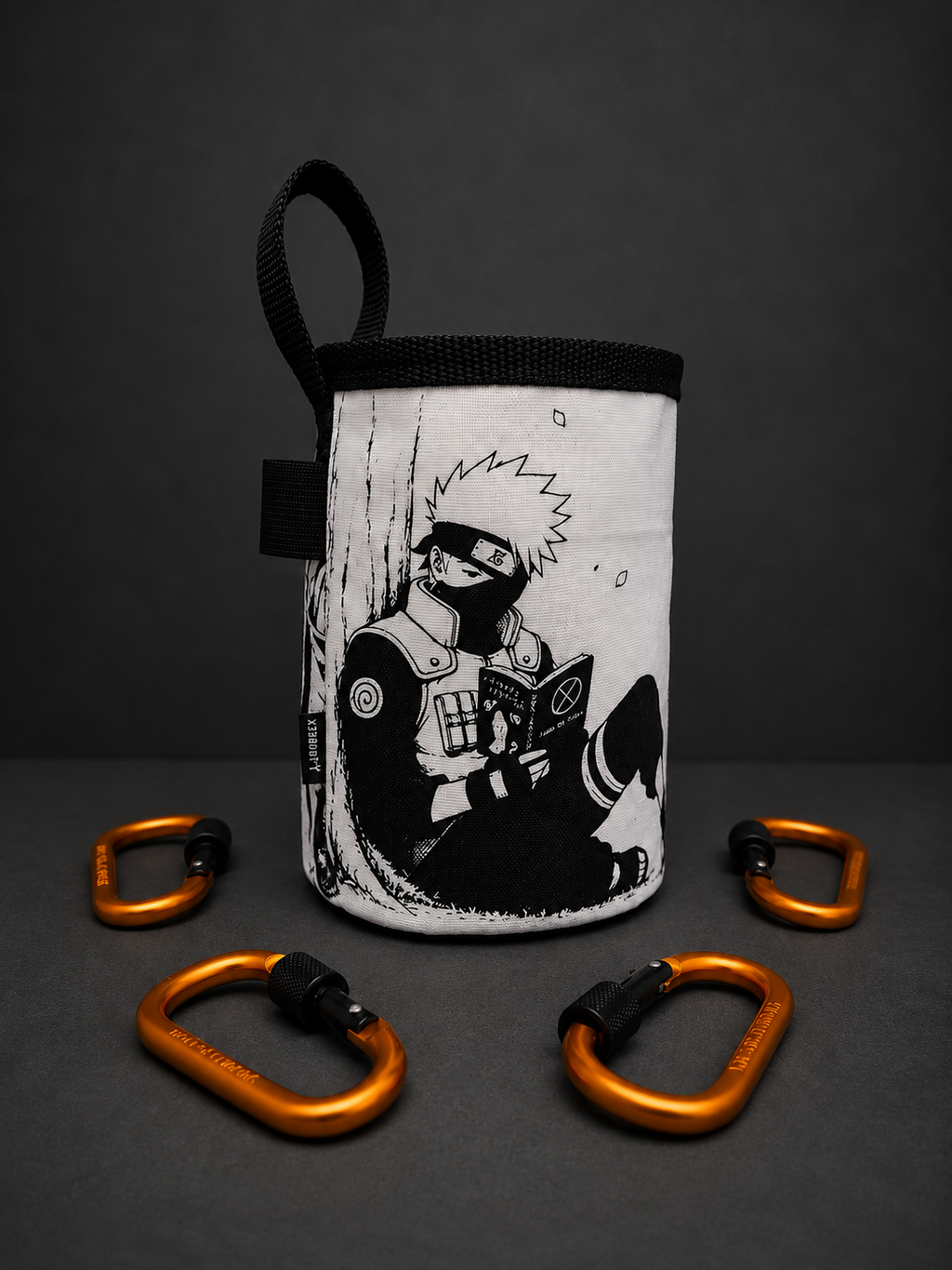 Naruto Jiraiya and Kakashi Climbing Chalk Bag