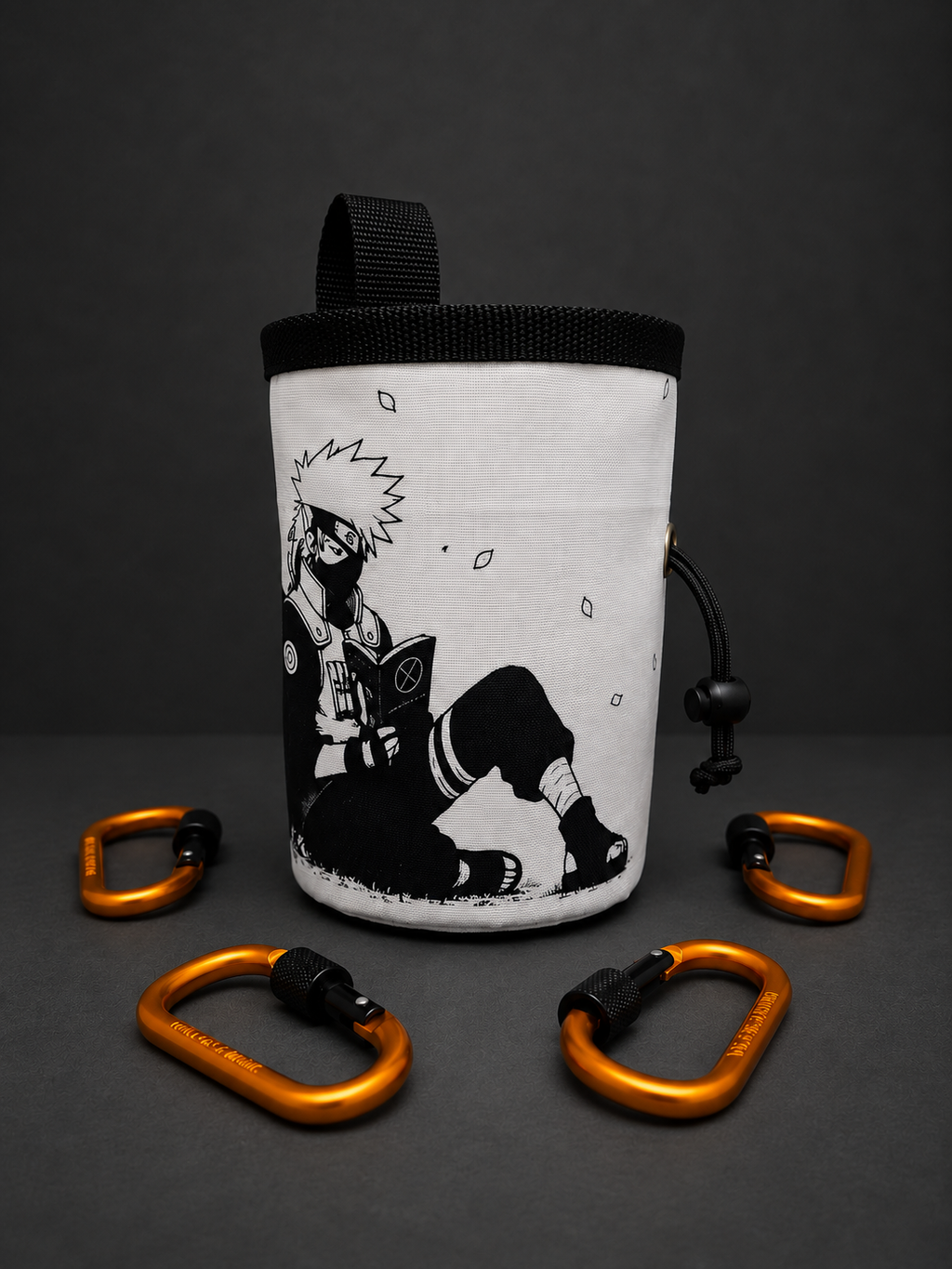 Naruto Jiraiya and Kakashi Climbing Chalk Bag