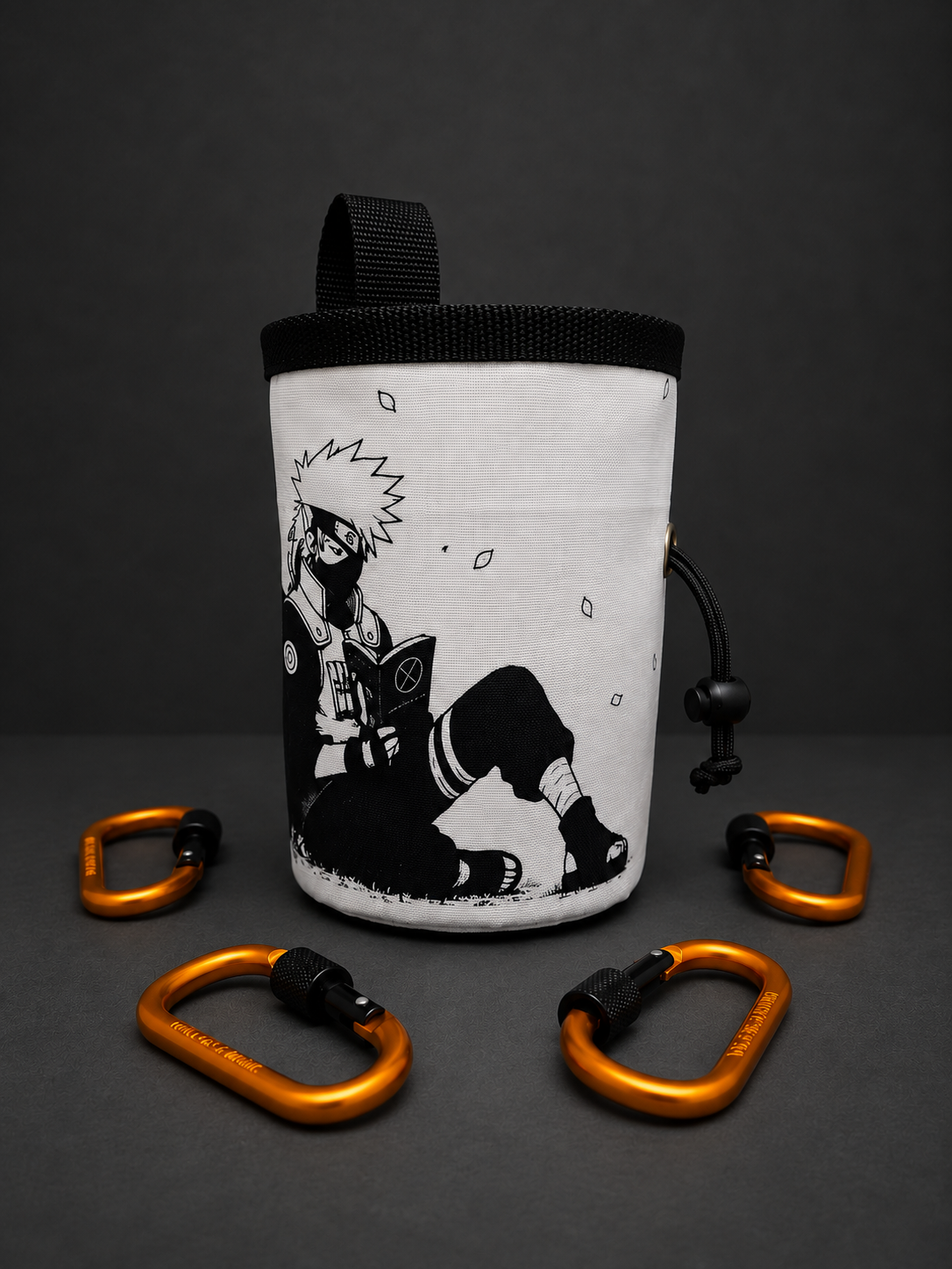 Naruto Jiraiya and Kakashi Climbing Chalk Bag