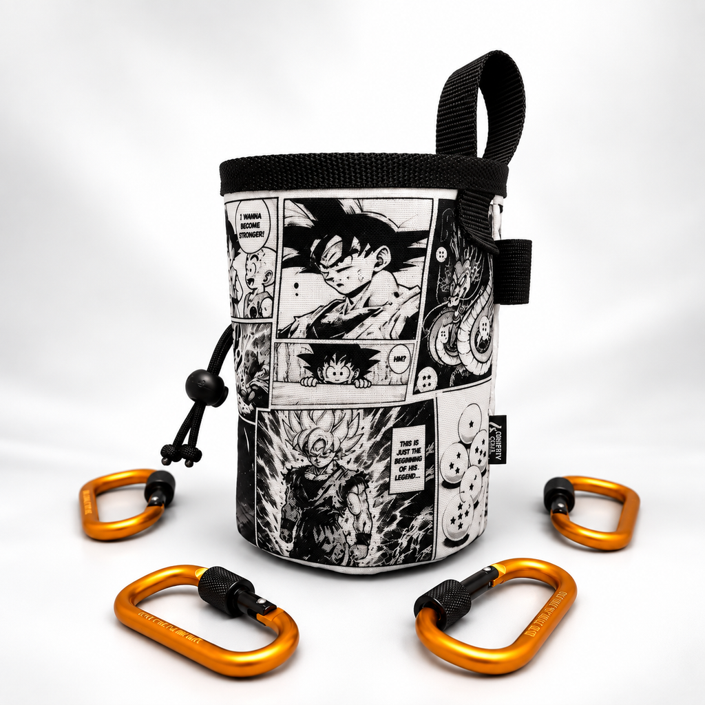 Dragon Ball Goku Manga Climbing Chalk Bag
