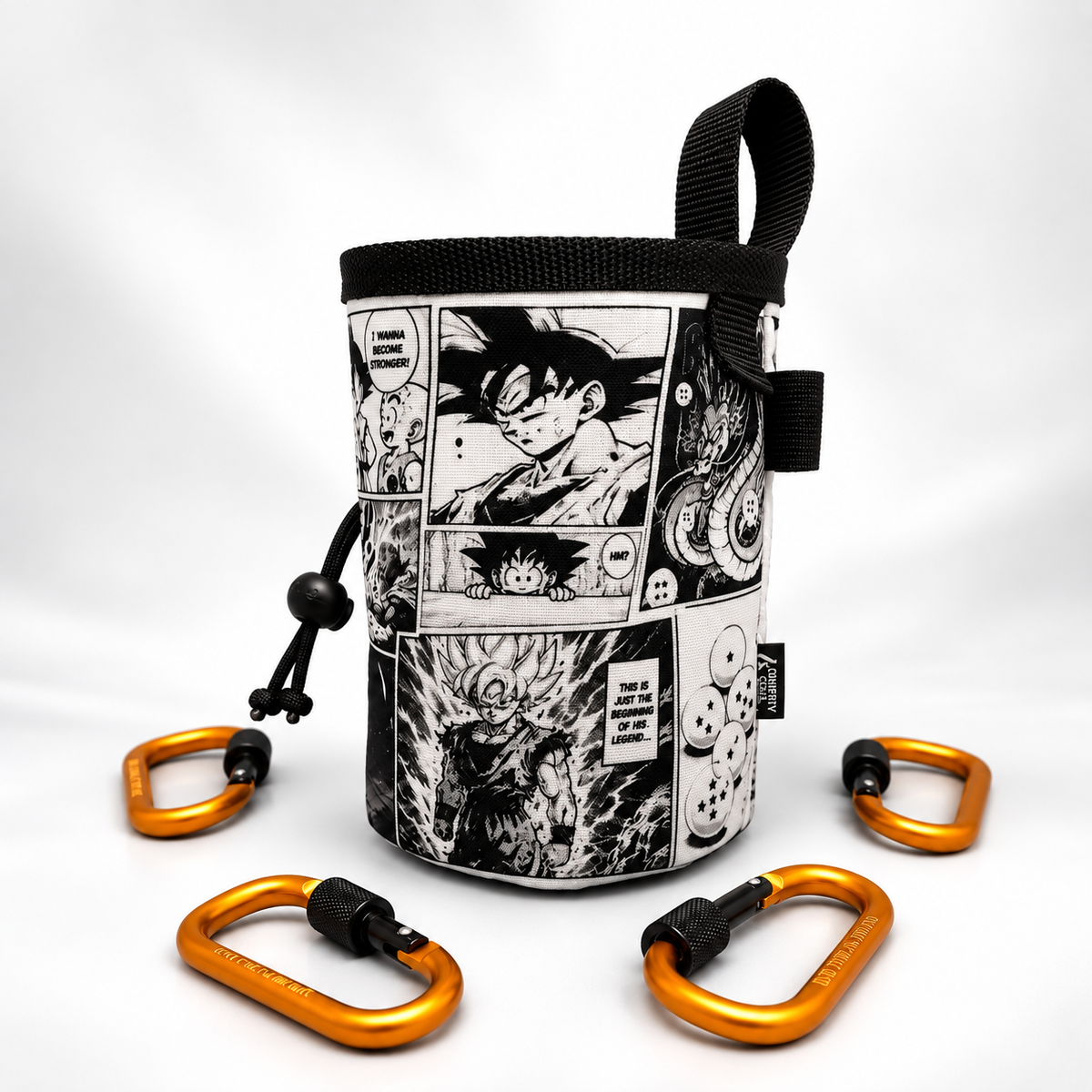 Dragon Ball Goku Manga Climbing Chalk Bag