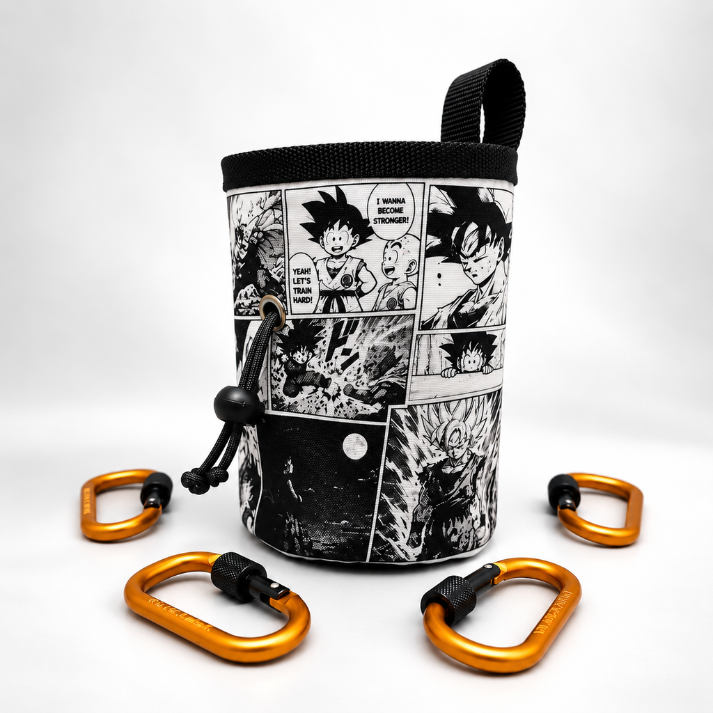 Dragon Ball Goku Manga Climbing Chalk Bag