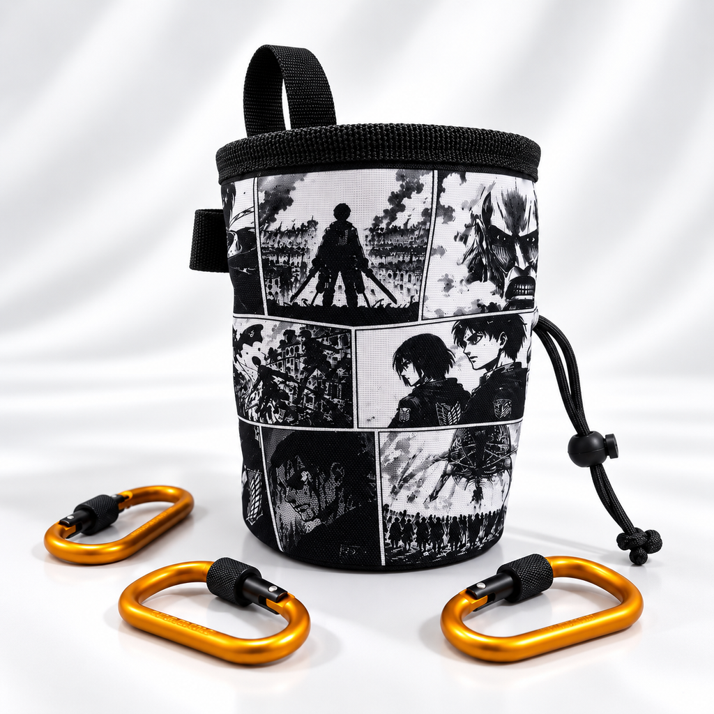 Attack on Titan Manga Climbing Chalk Bag
