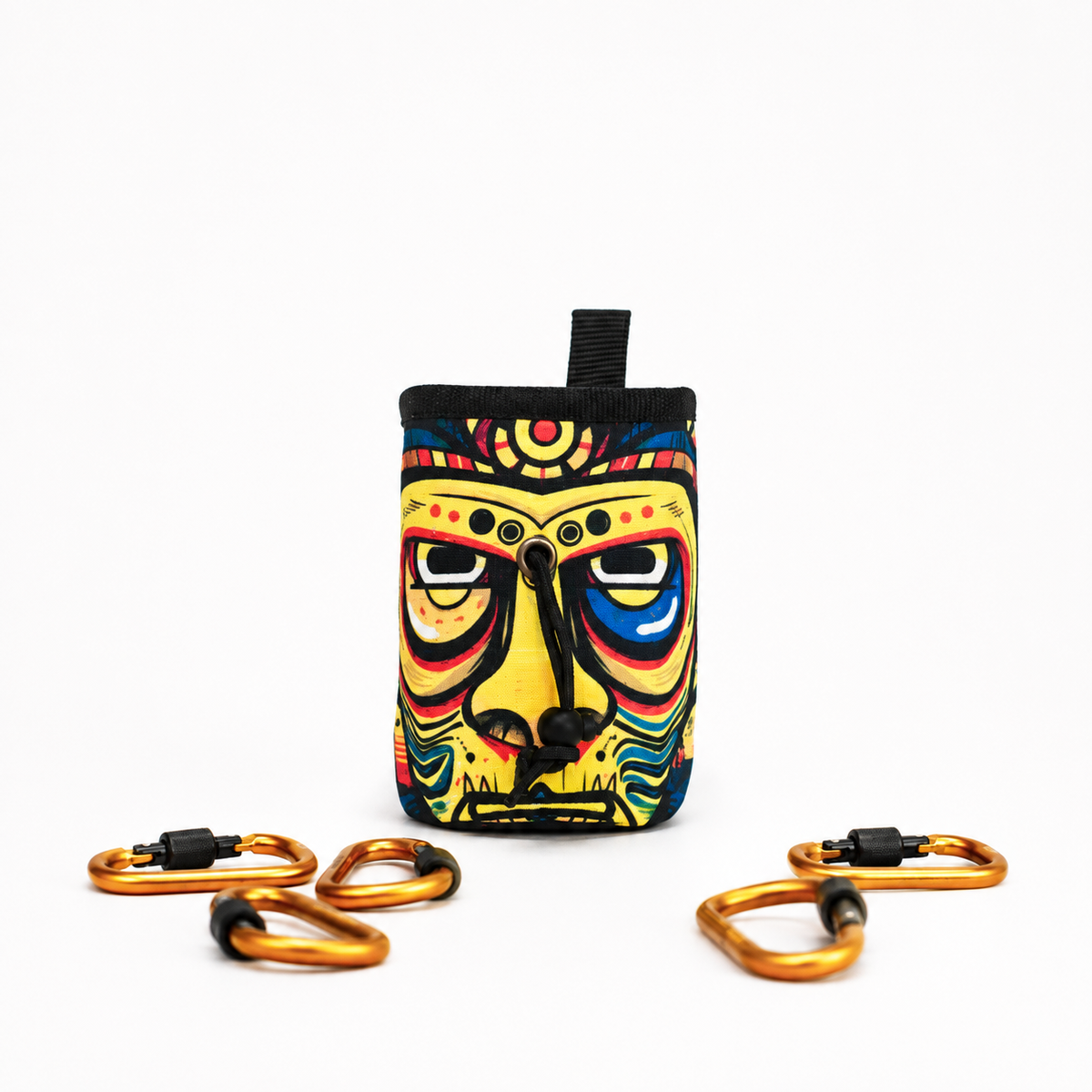 Tribal Mask Chalk Bag