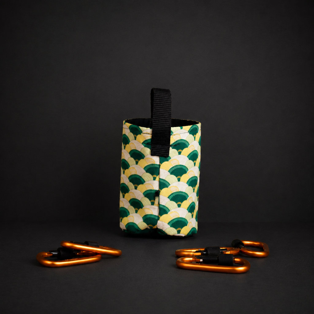 Green Retro Wave Chalk Bag