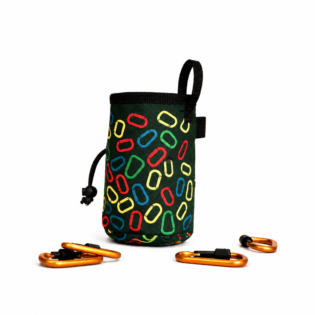 Colorful Carabiner Chalk Bag