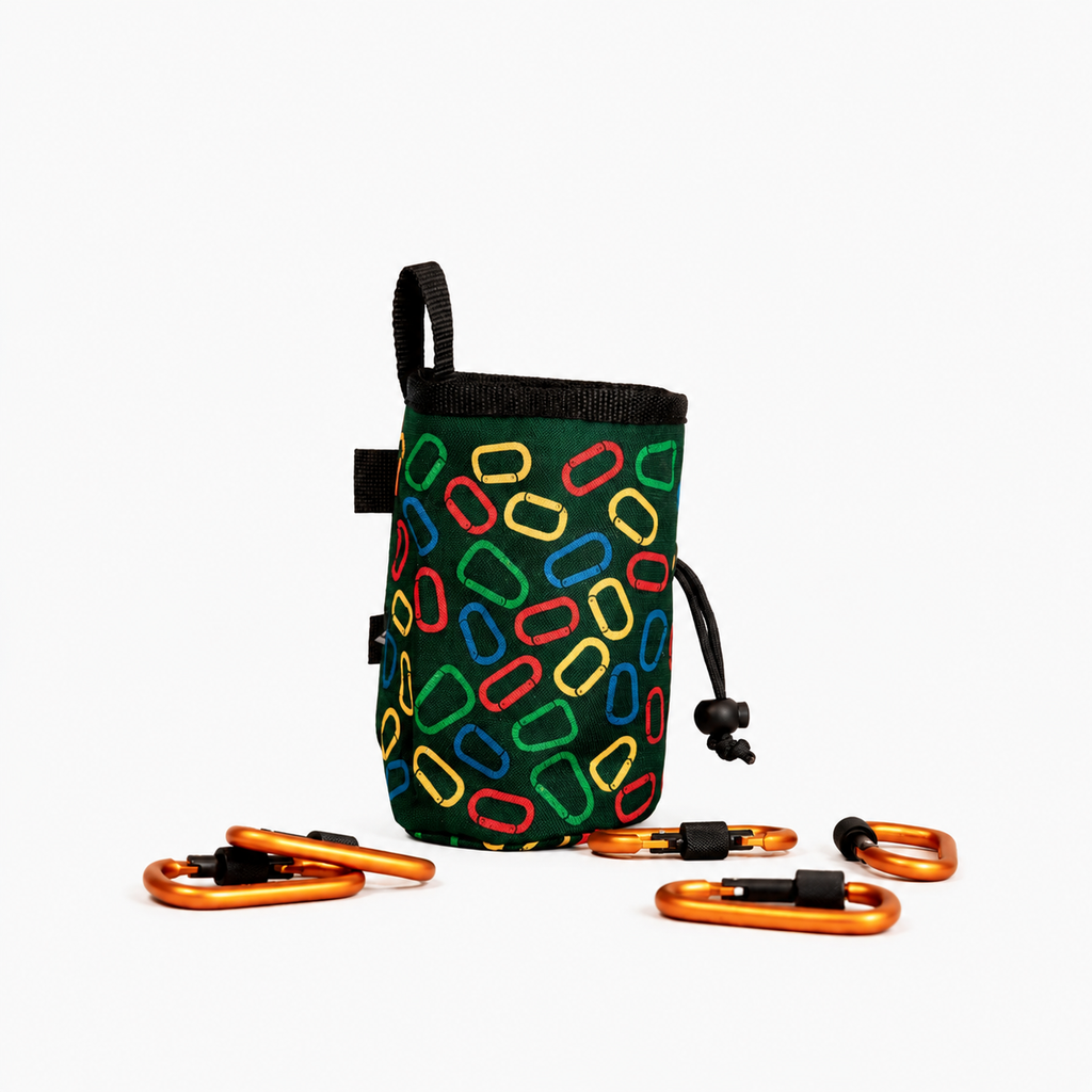 Colorful Carabiner Chalk Bag