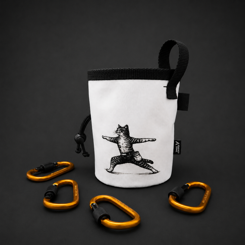 Climber Cat Chalk Bag