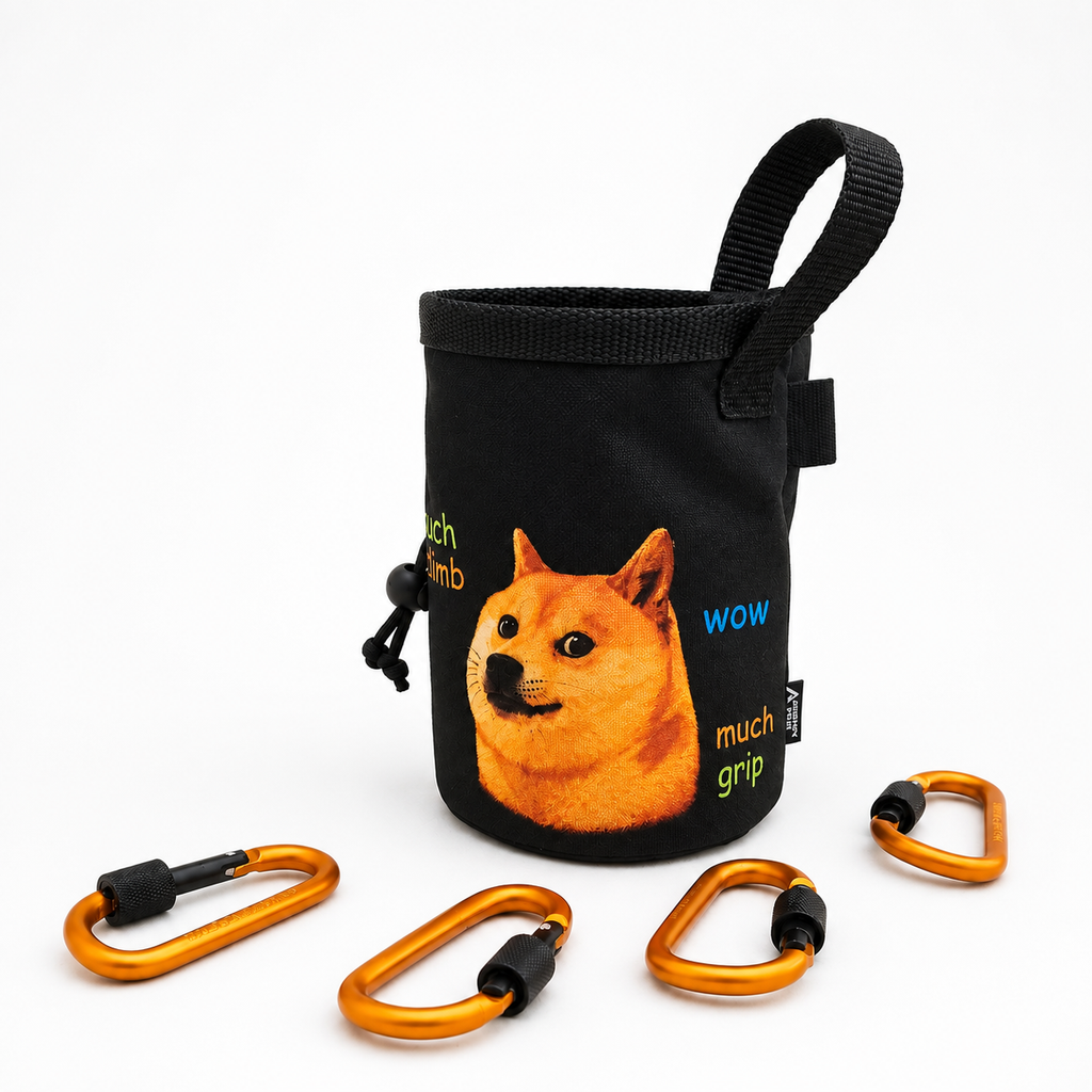 Doge Meme Climbing Chalk Bag