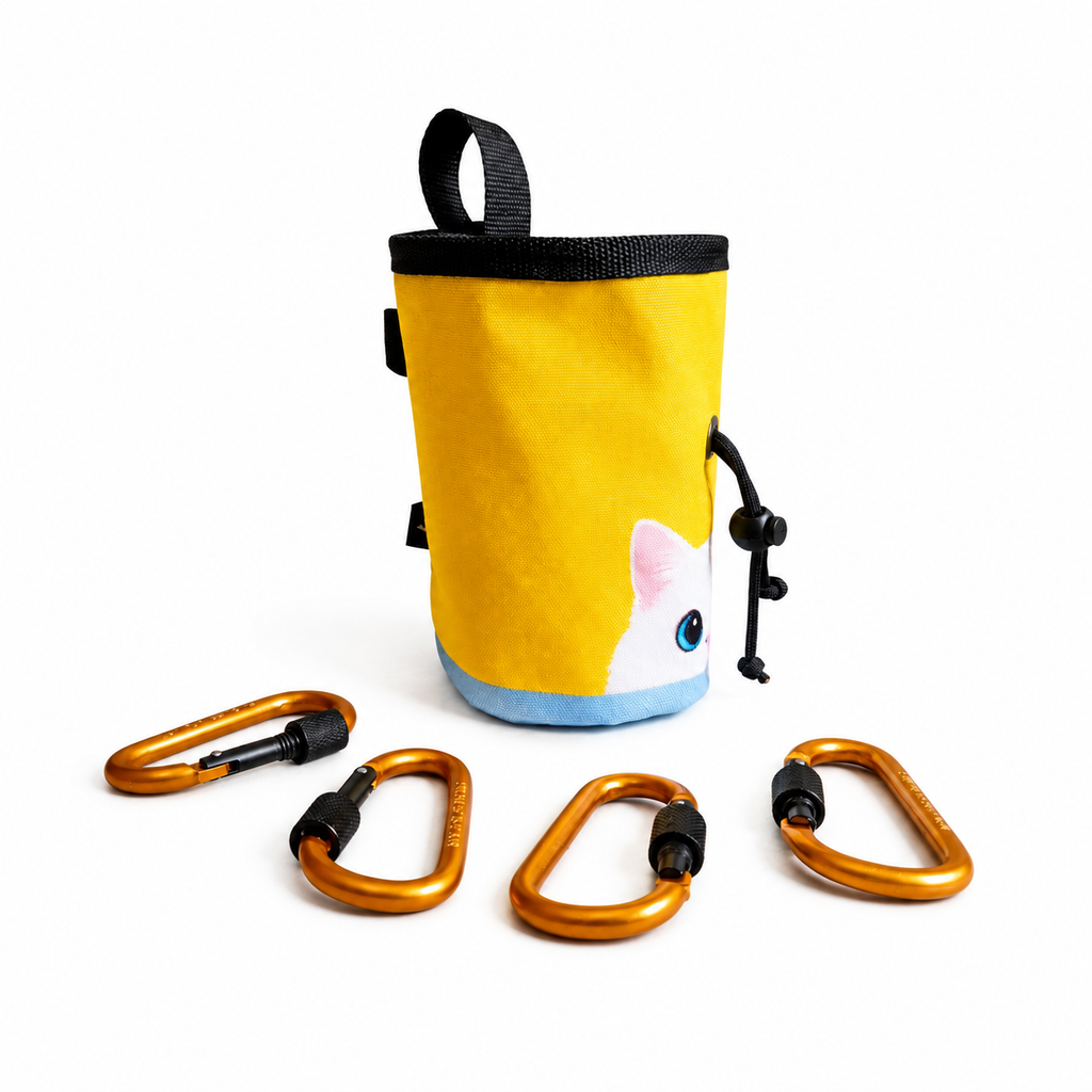 White Cat Climbing Chalk Bag