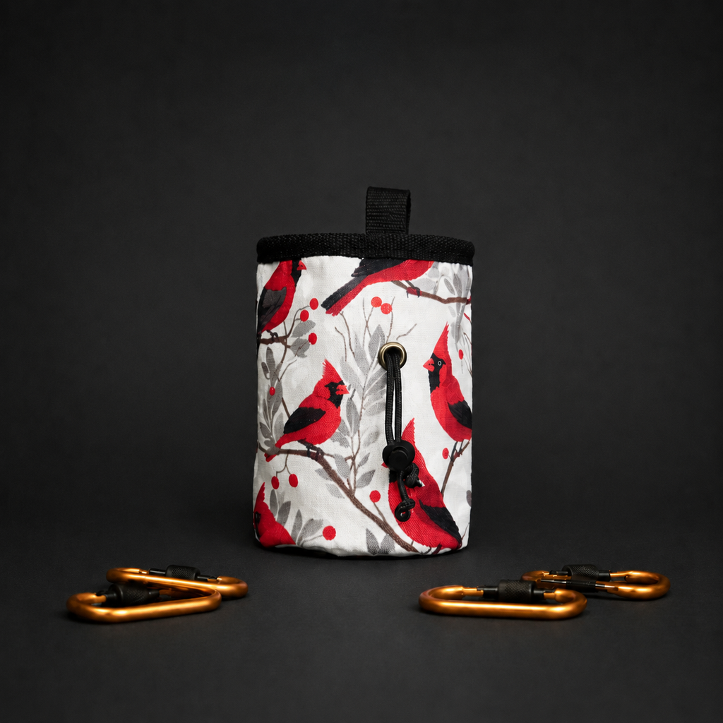 Cardinal Bird Climbing Chalk Bag