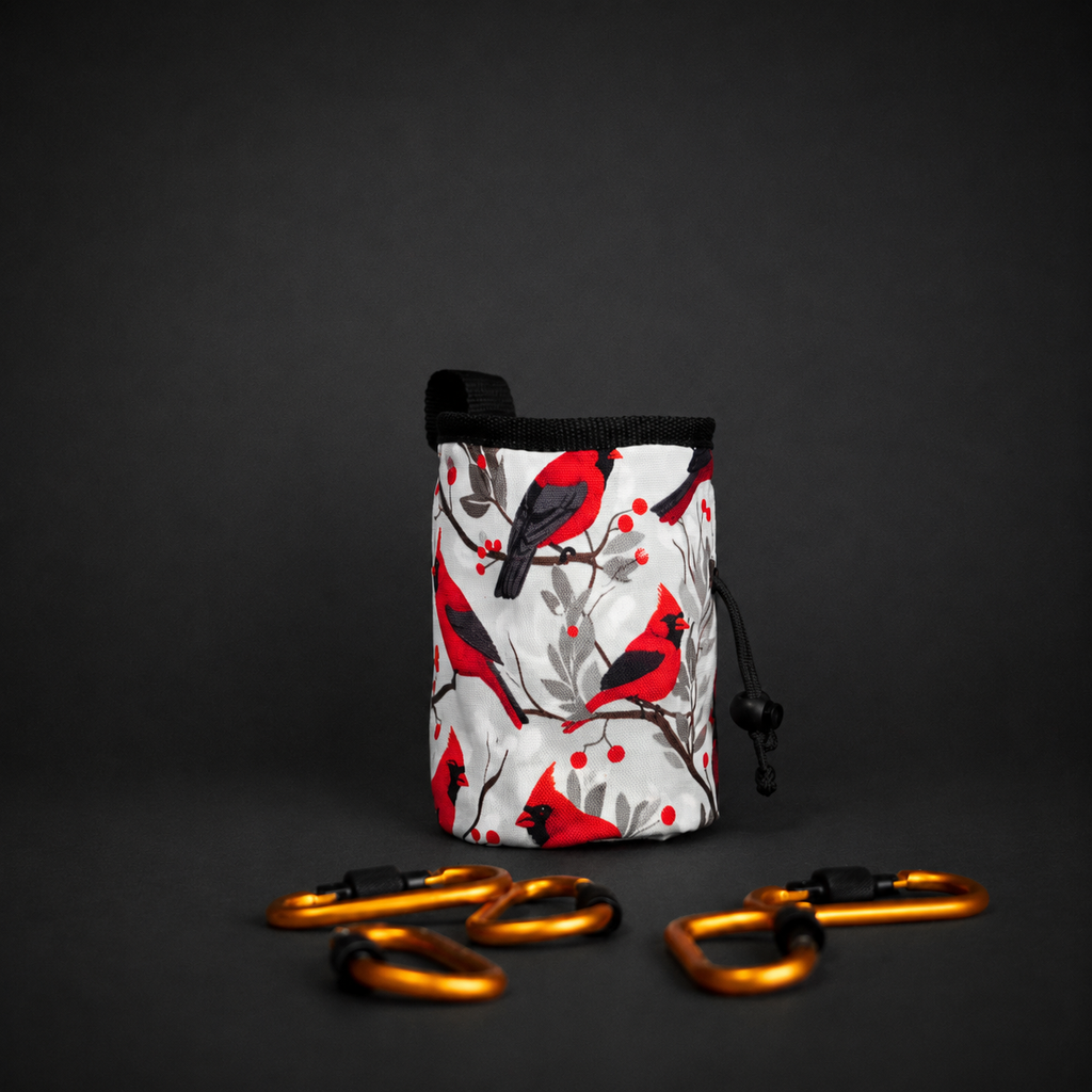Cardinal Bird Climbing Chalk Bag