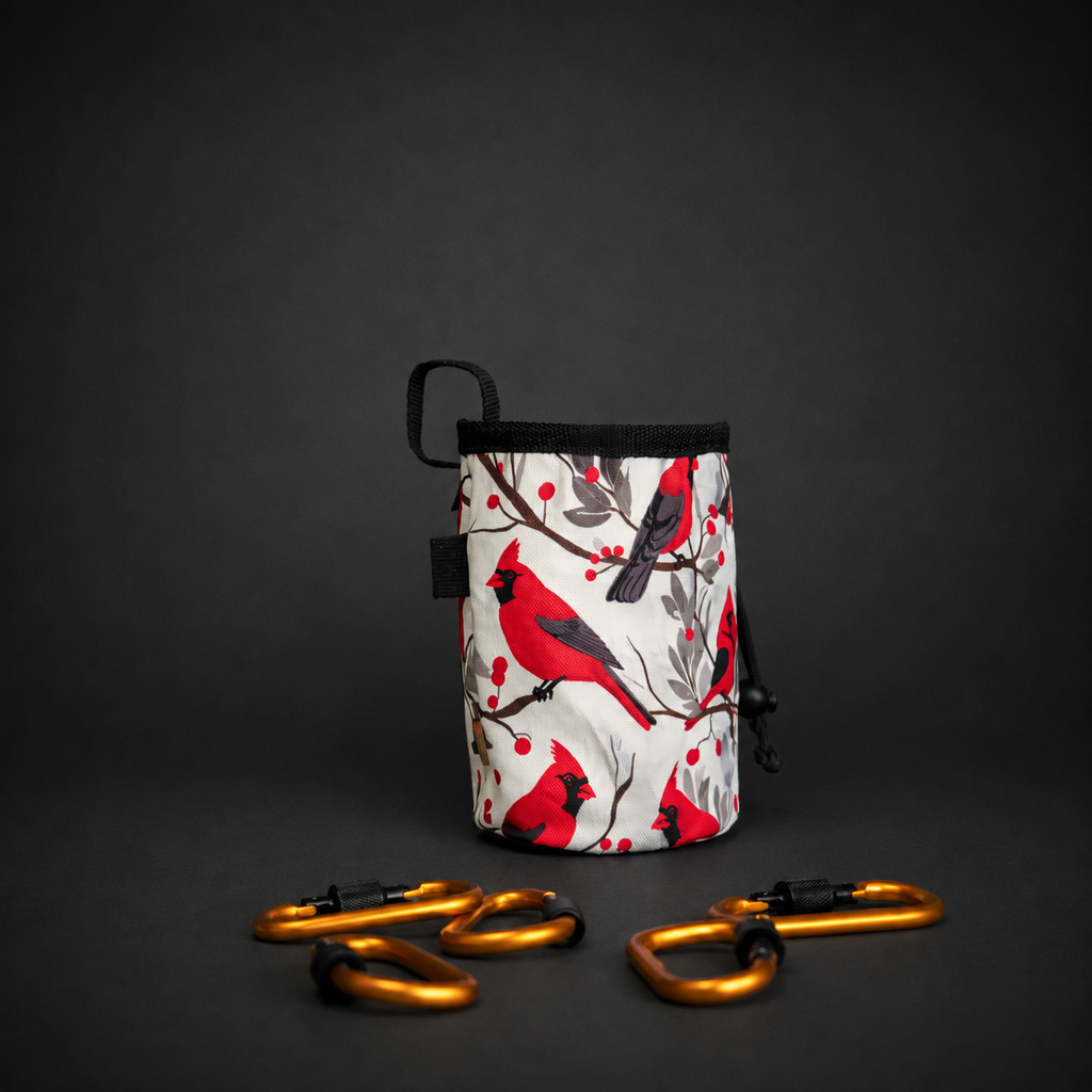 Cardinal Bird Climbing Chalk Bag