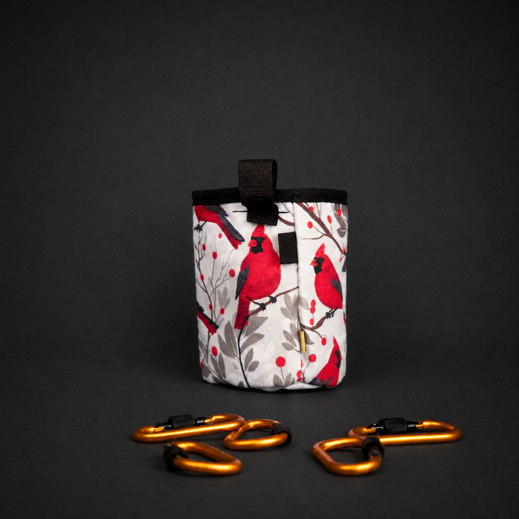 Cardinal Bird Climbing Chalk Bag