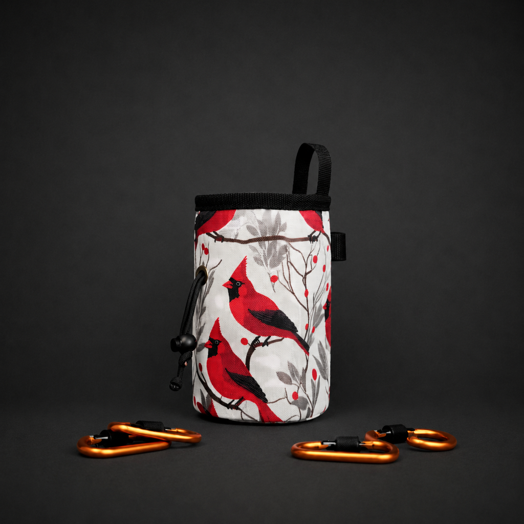 Cardinal Bird Climbing Chalk Bag