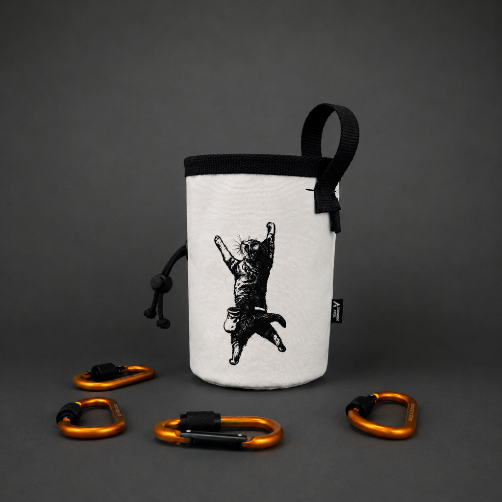 Climbing Cat Chalk Bag