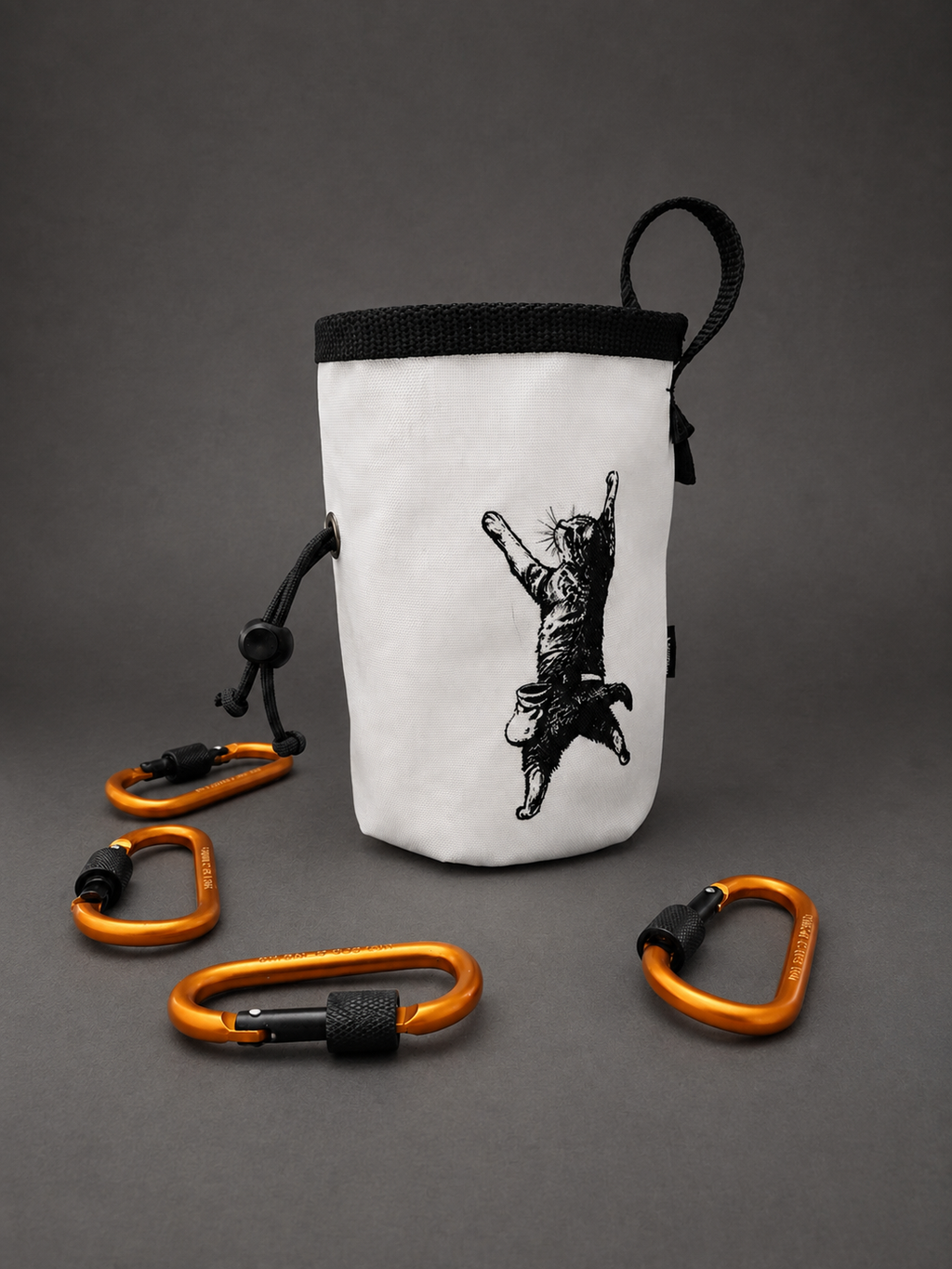 Climbing Cat Chalk Bag