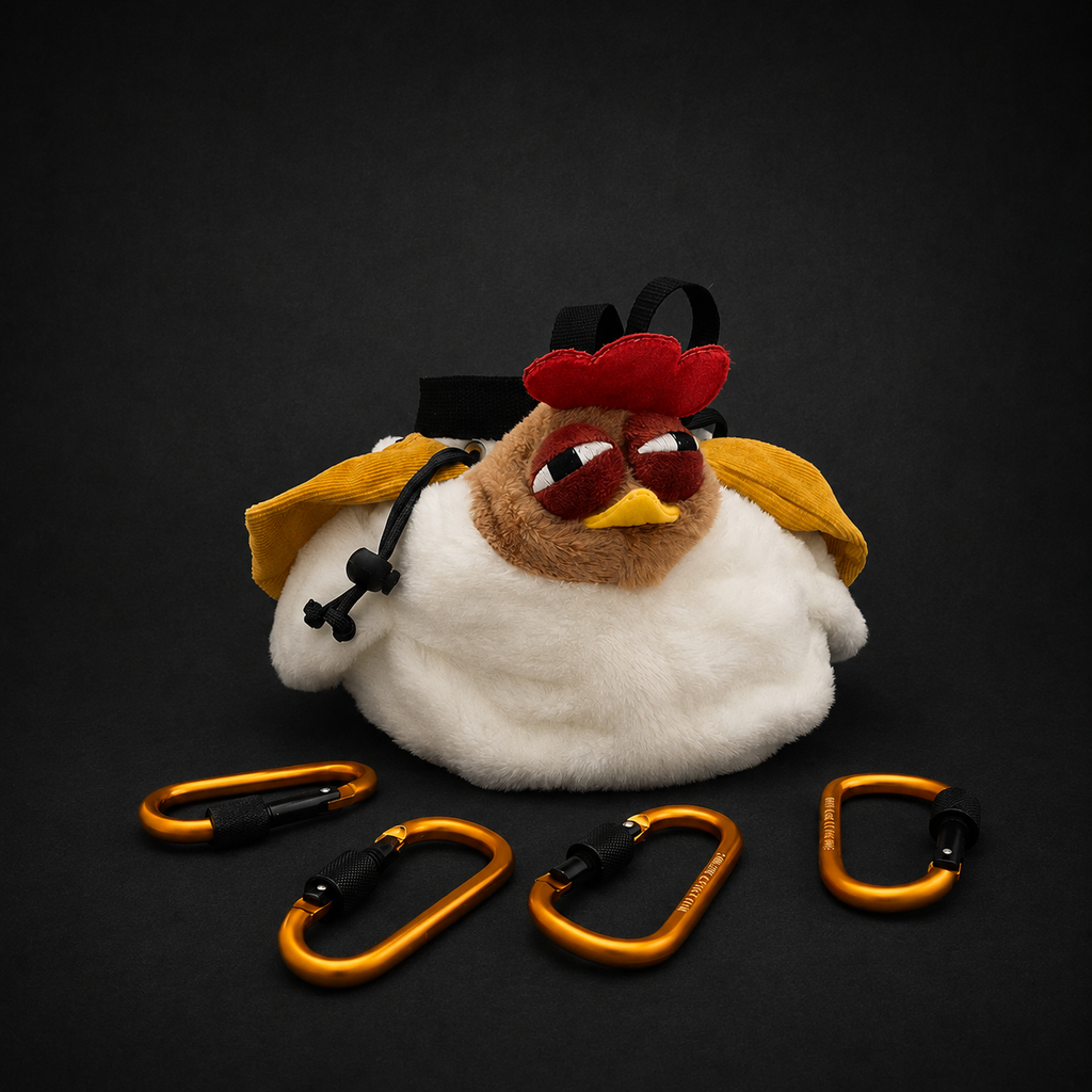 Ugly Chicken Plush Chalk Bucket