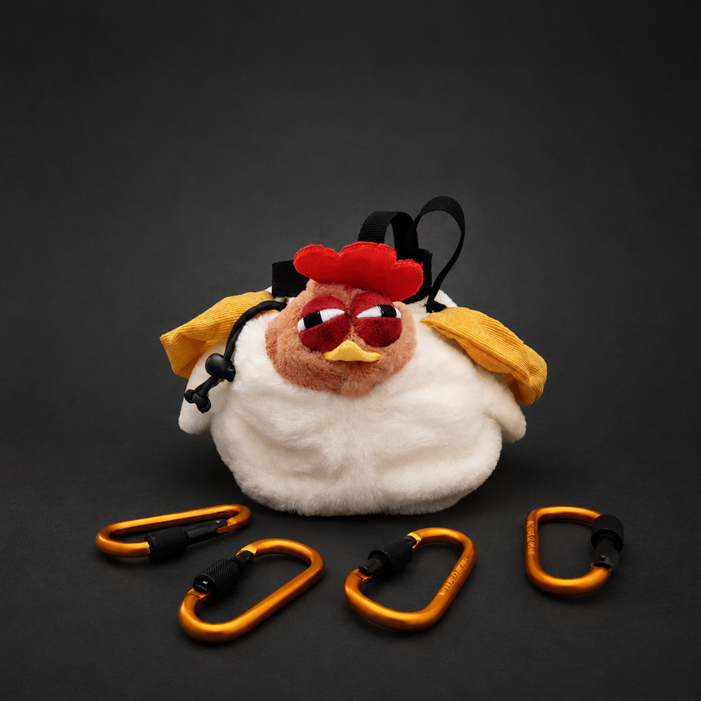 Ugly Chicken Plush Chalk Bucket