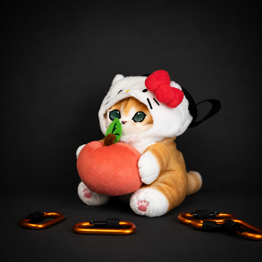 Cute Cat Plush Chalk Bag