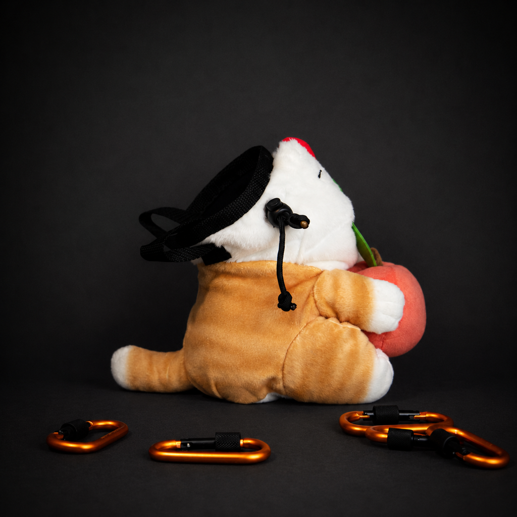 Cute Cat Plush Chalk Bag