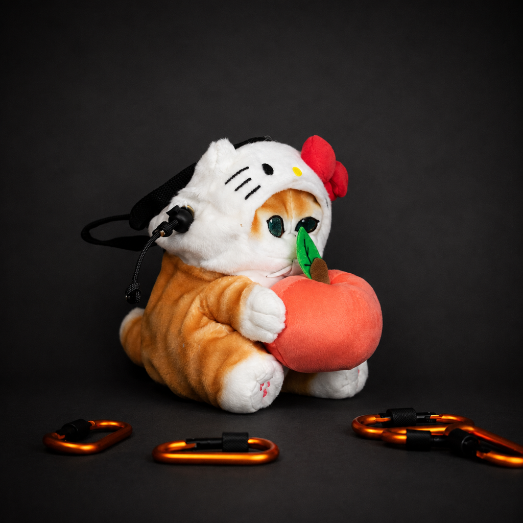 Cute Cat Plush Chalk Bag