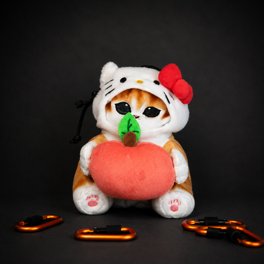 Cute Cat Plush Chalk Bag