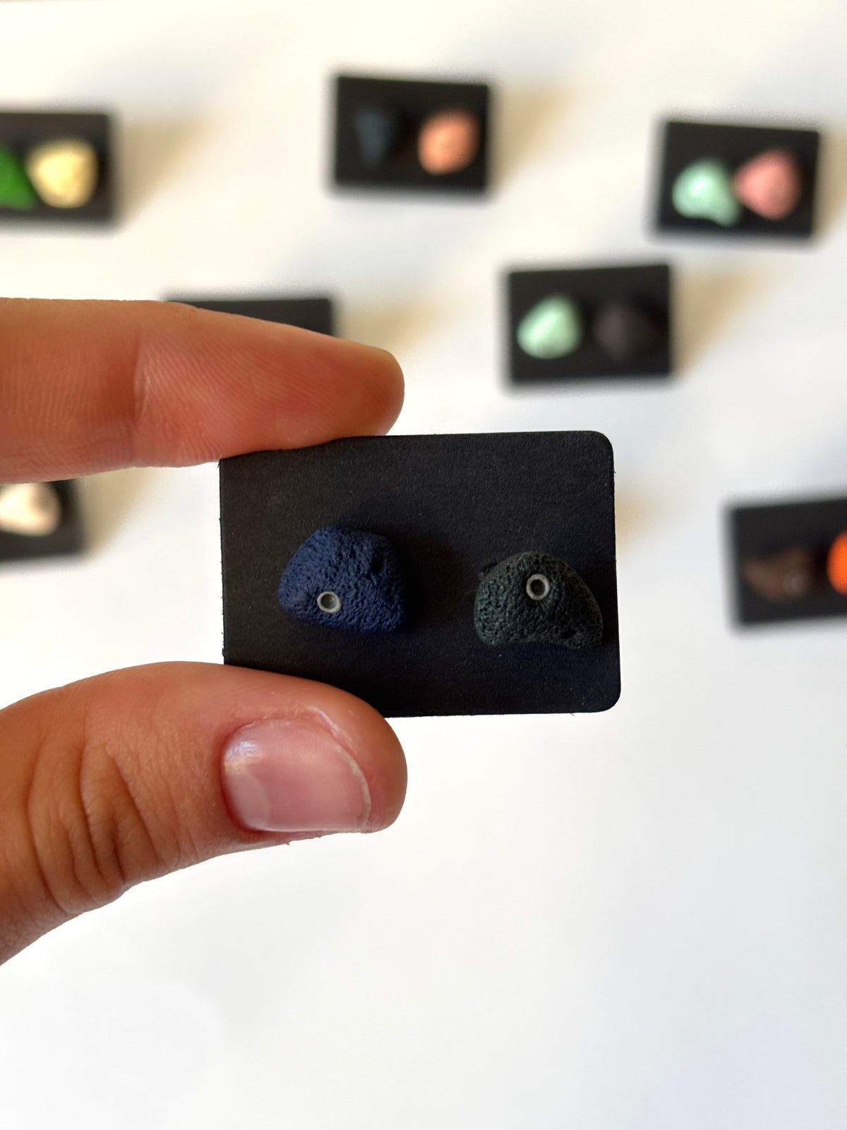 Bouldering Hold Earrings, Rock Climbing Stud Earrings