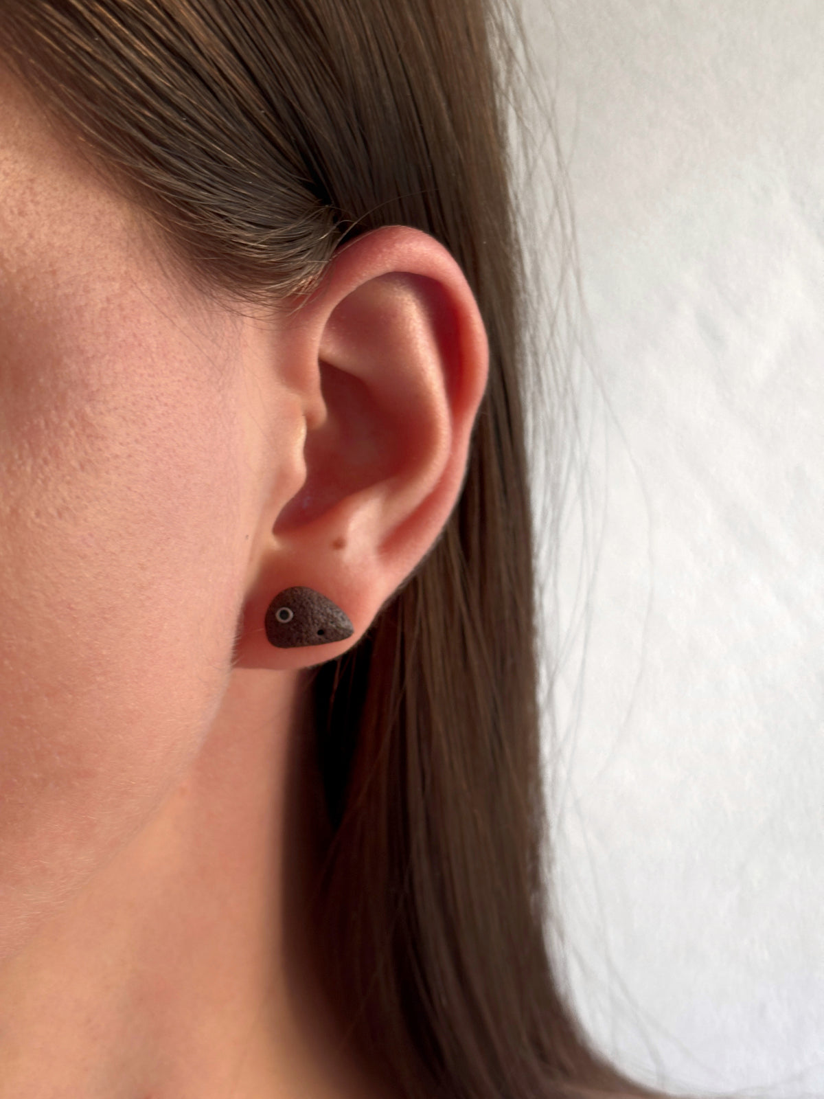 Mini Climbing Hold Stud Earrings, Bouldering Jewelry